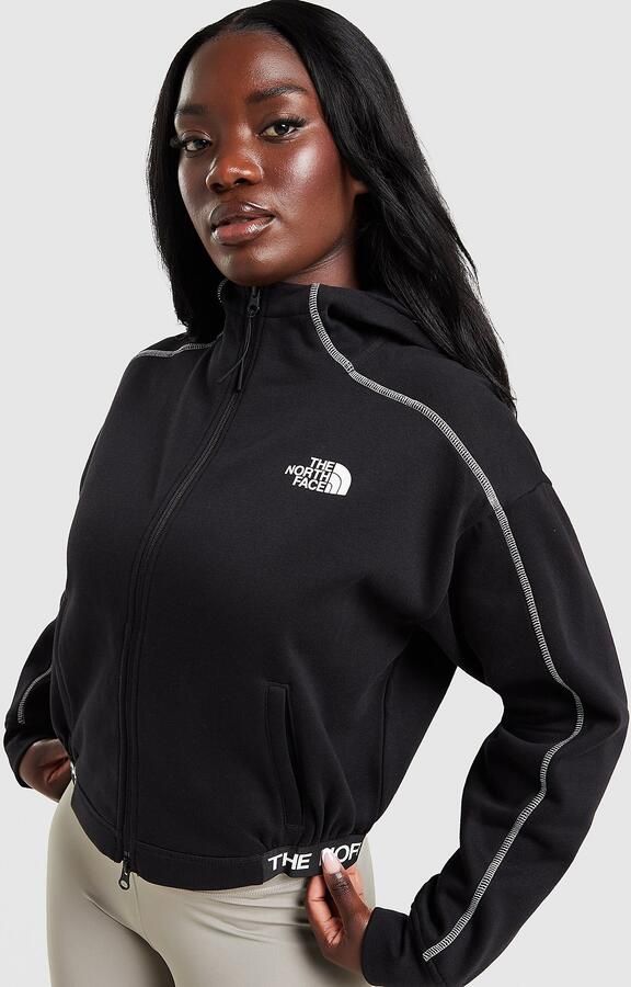 The North Face Cambrena Full Zip Hoodie Zwart- Dames Zwart
