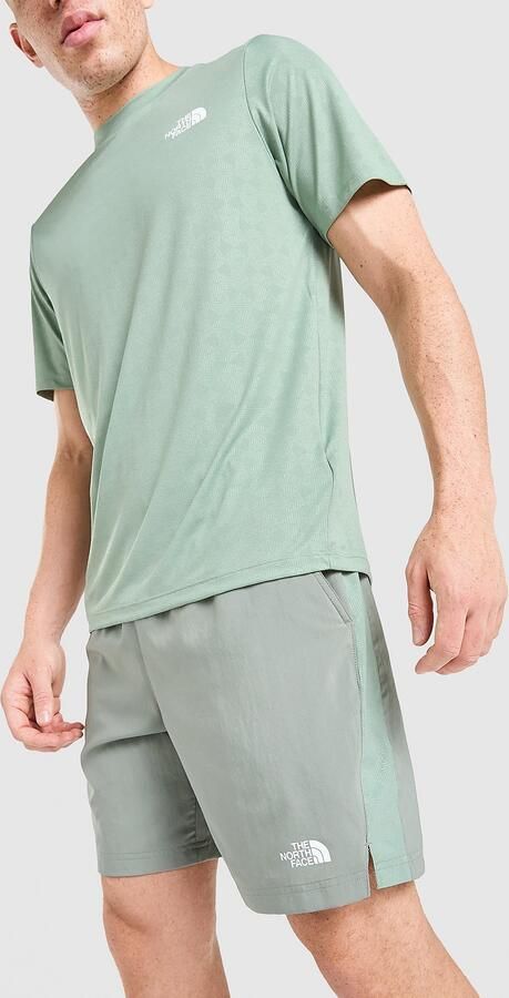 The North Face Embossed Panel Shorts Groen- Heren Groen