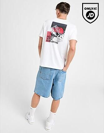 The North Face Energy Mountain Graphic T-Shirt White- Heren White