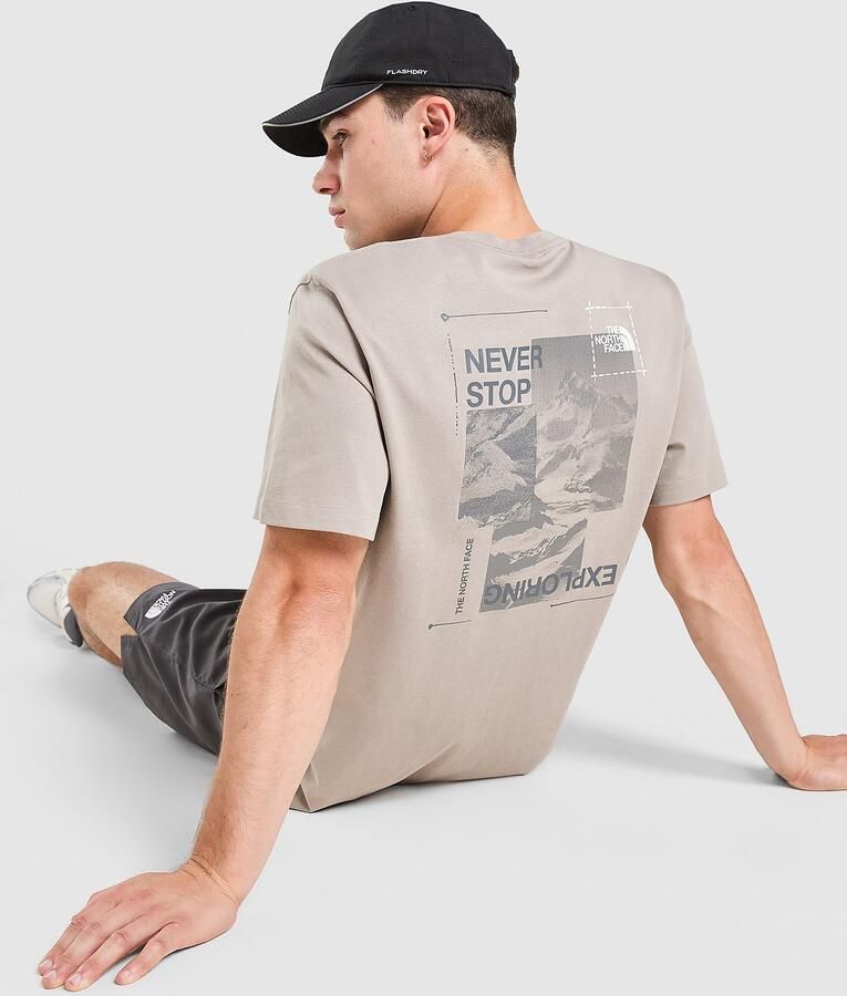 The North Face Energy Never Stop Exploring T-Shirt Bruin- Heren Bruin