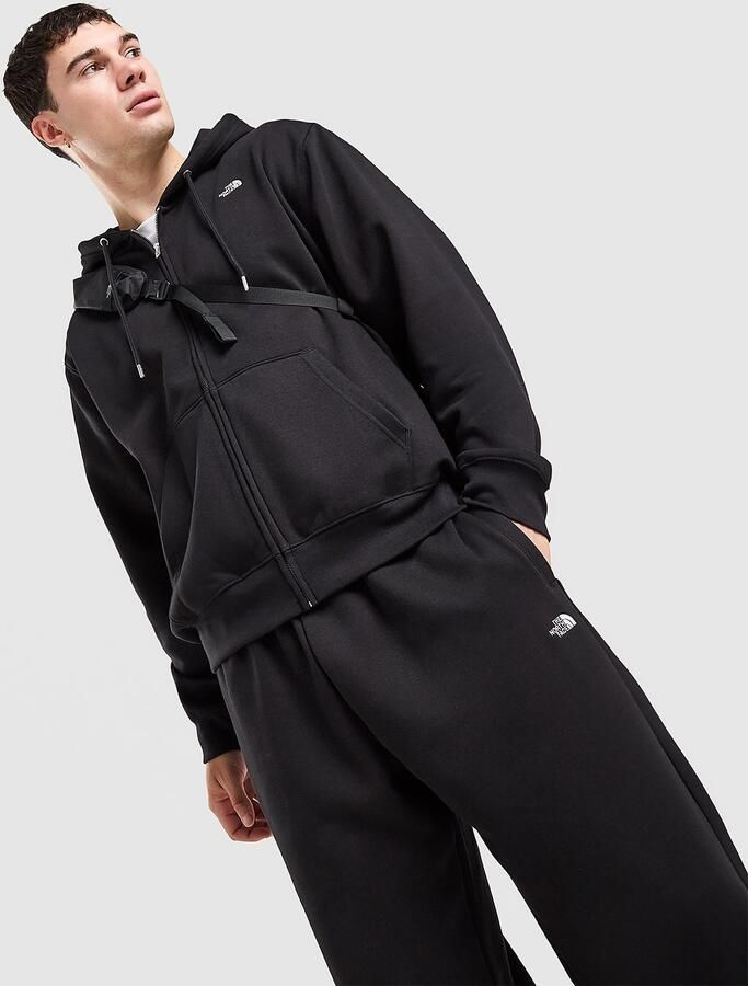 The North Face Essential Relaxed Full Zip Hoodie Zwart- Heren Zwart