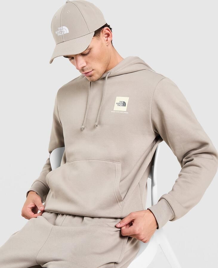 The North Face Fine Box Hoodie Crème- Heren Crème