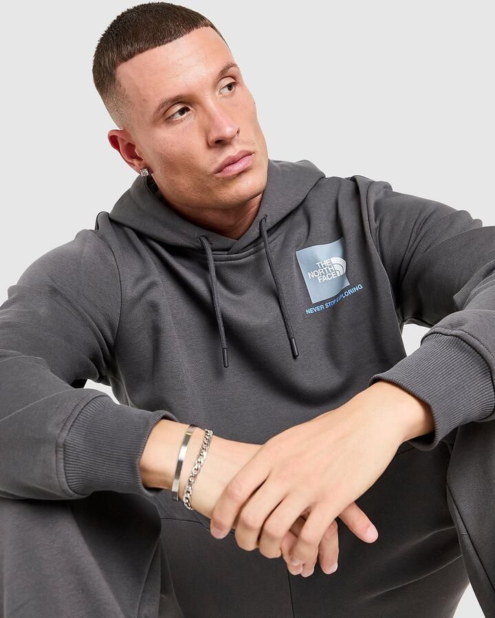 The North Face Fine Box Hoodie Heren Grijs- Heren Grijs