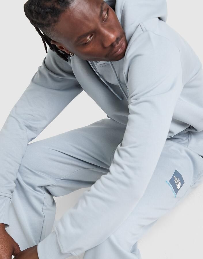 The North Face Fine Box Logo Joggers Blauw- Heren Blauw