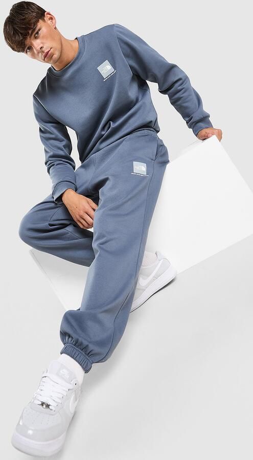 The North Face Fine Box Logo Joggers Grijs- Heren Grijs
