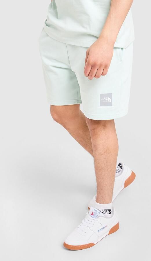 The North Face Fine Box Logo Shorts Groen- Heren Groen
