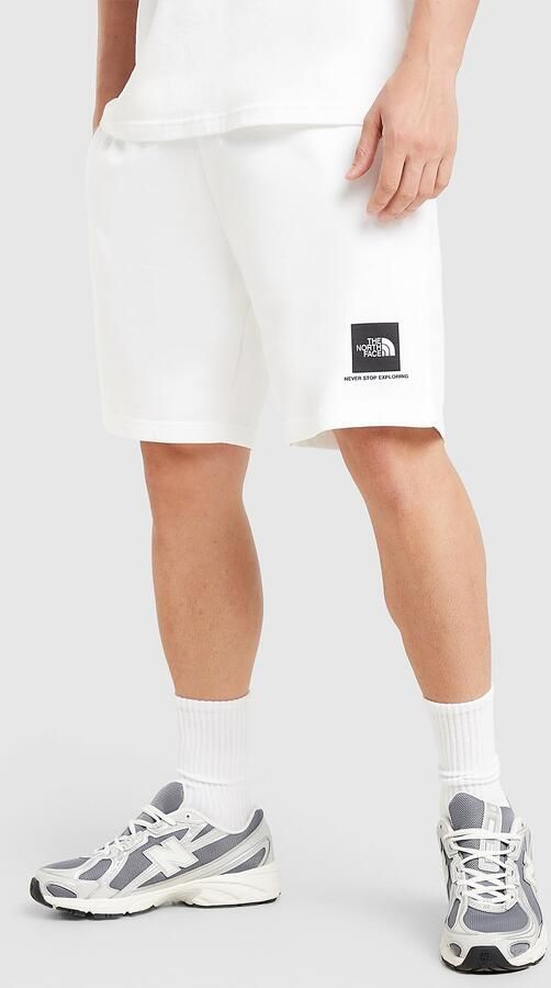 The North Face Fine Box Logo Shorts Wit- Heren Wit