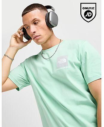 The North Face Fine Box Logo T-Shirt Green- Heren Green