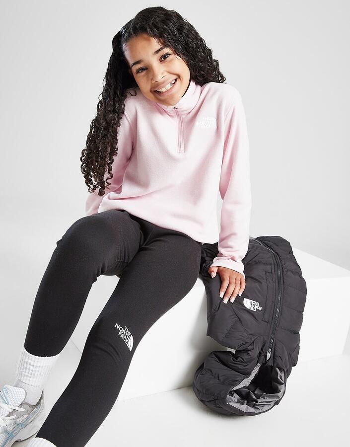 The North Face ' Glacier 1 2 Zip Fleece Junior Roze