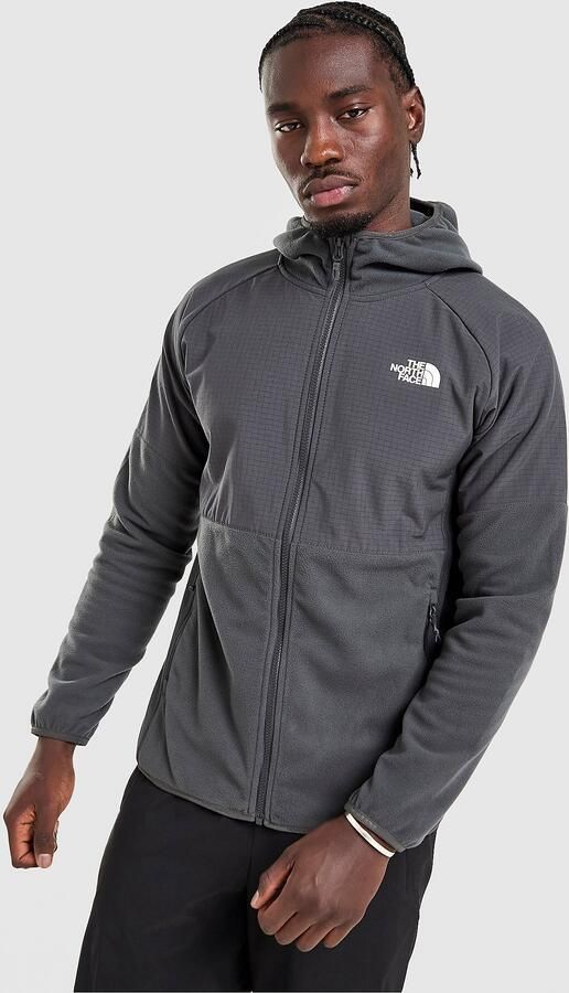 The North Face Glacier Full Zip Hoodie Grijs- Heren Grijs