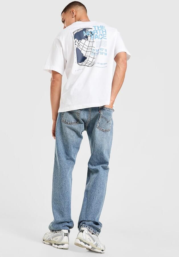 The North Face Globe Relaxed T-Shirt Wit- Heren Wit