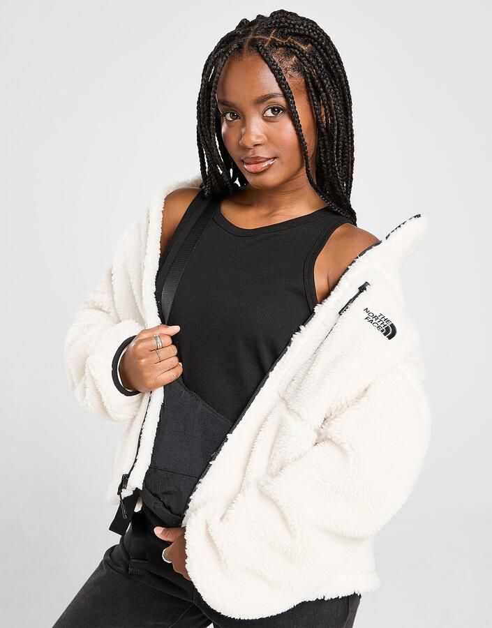 The North Face Hangita High Pile Full Zip Fleece Crème- Dames Crème