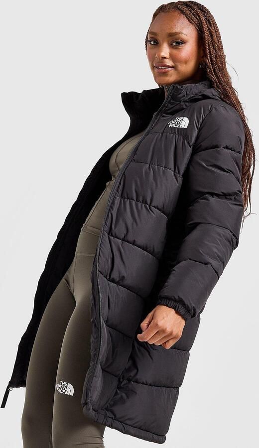 The North Face Long Padded Jacket Zwart- Dames Zwart