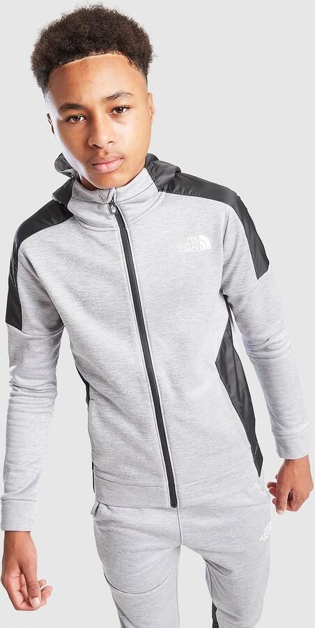 The North Face Mittelegi Full Zip Hoodie Junior Grijs