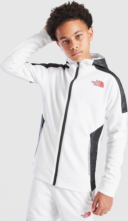 The North Face Mittelegi Full Zip Hoodie Junior Wit
