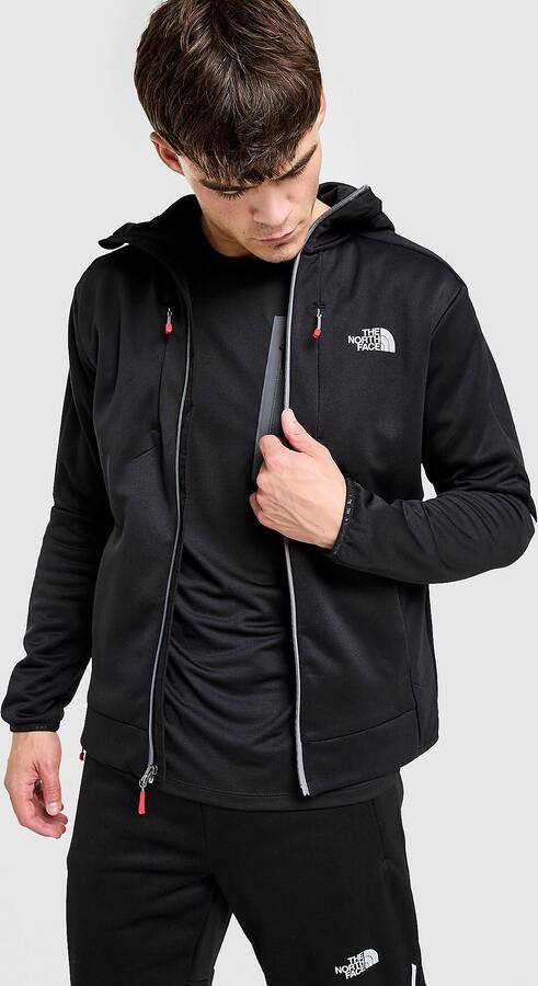 The North Face Mittelegi Full Zip Hoodie Zwart- Heren Zwart