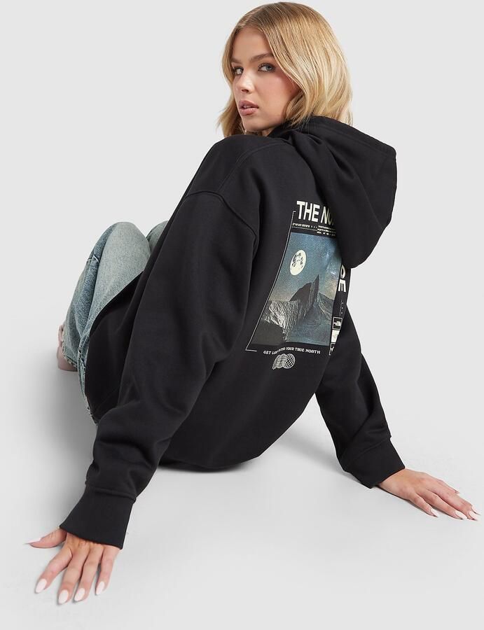 The North Face Moon Glow Overhead Hoodie Zwart- Dames Zwart