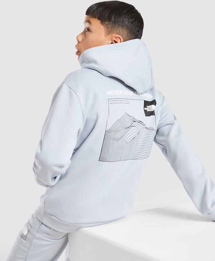 The North Face Mountain Hoodie Junior Grijs Kind Grijs