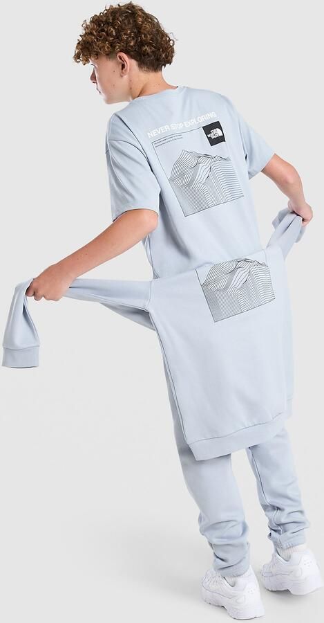 The North Face Mountain T-Shirt Junior Grijs Kind Grijs