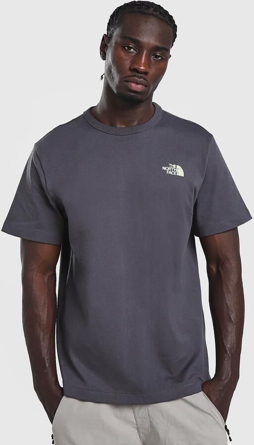 The North Face Never Stop Exploring Slopes Relaxed T-Shirt Grijs- Heren Grijs