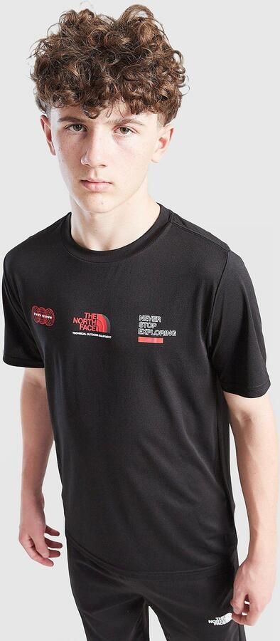 The North Face Never Stop Exploring T-Shirt Junior Zwart Kind Zwart