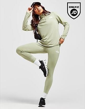 The North Face Outline Tights Green- Dames Green