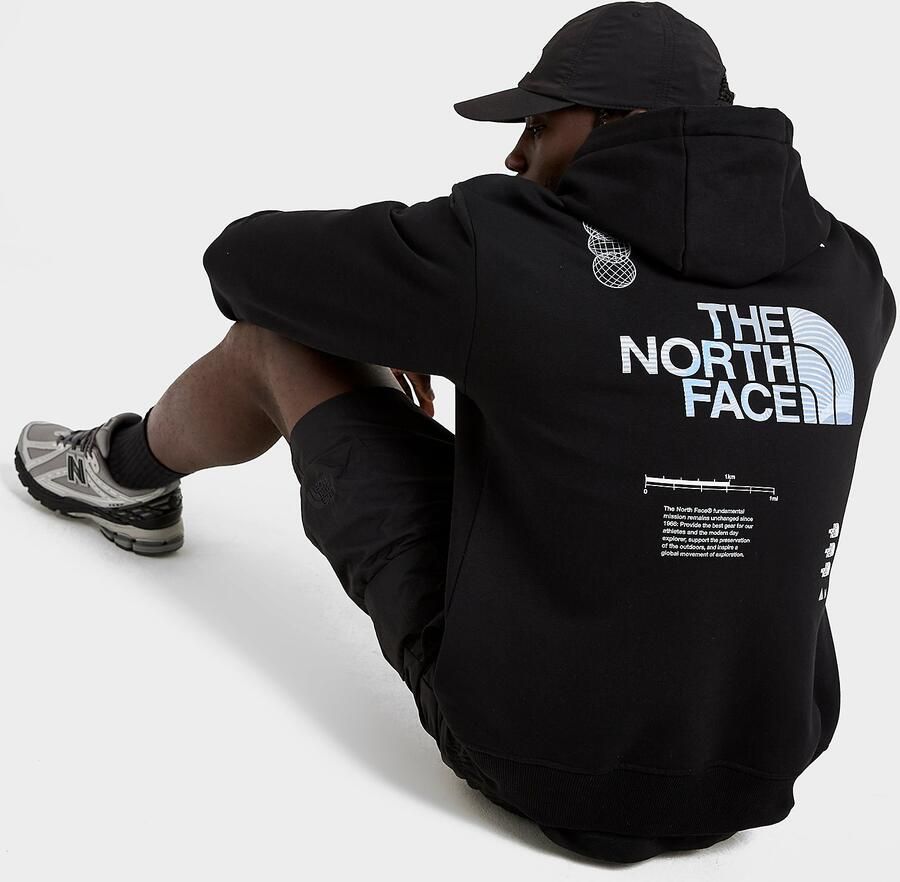 The North Face Oversized Hoodie Wit- Heren Wit