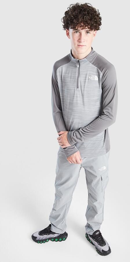 The North Face Perfor ce 1 2 Zip Top Junior Grijs