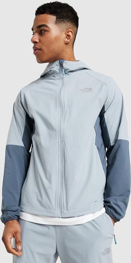The North Face Performance Woven Full Zip Hooded Jacket Blauw- Heren Blauw