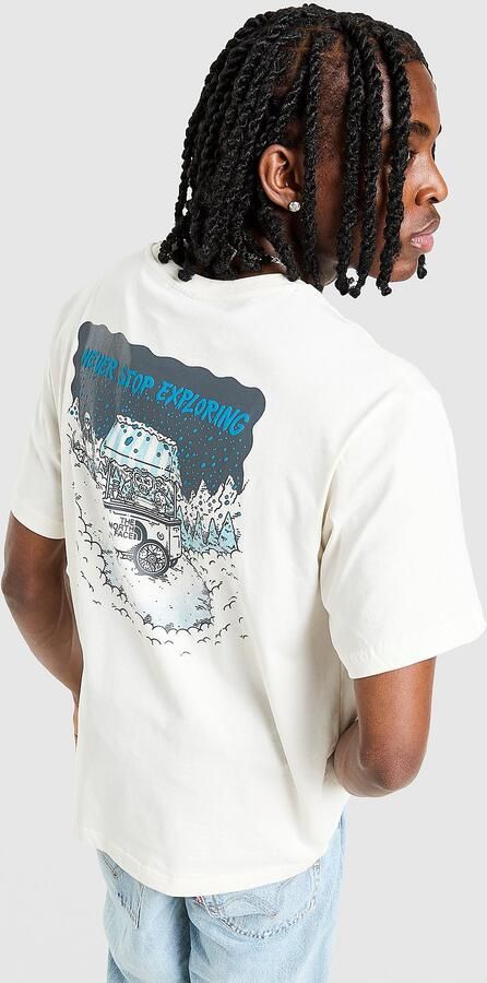 The North Face Powder Days T-Shirt Wit- Heren Wit