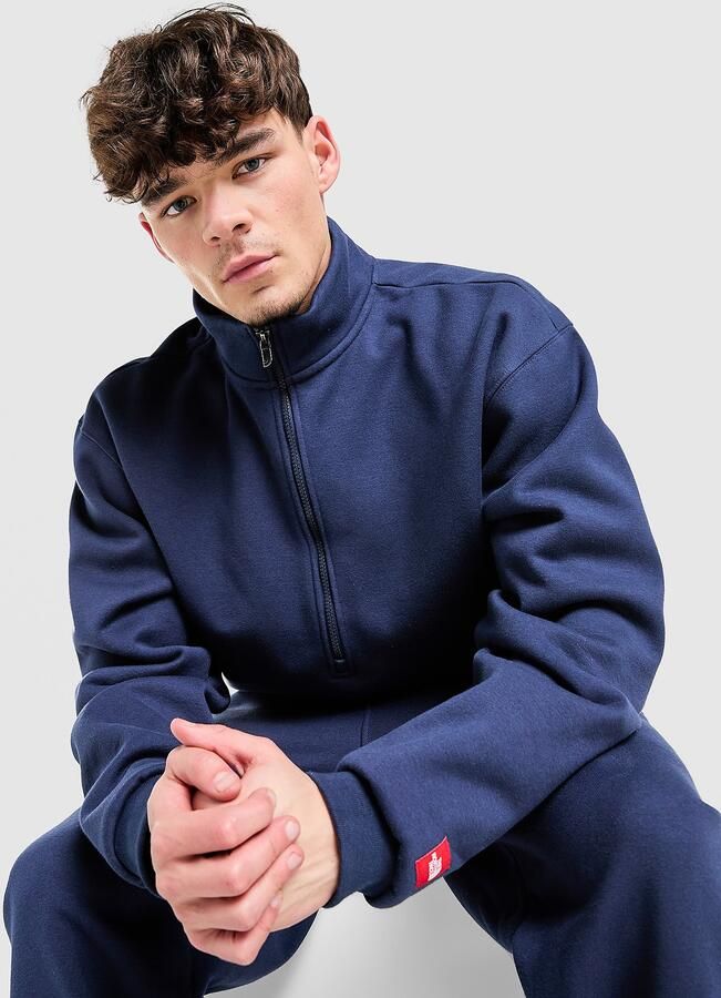 The North Face Red Box 1 2 Zip Fleece Blauw- Heren Blauw