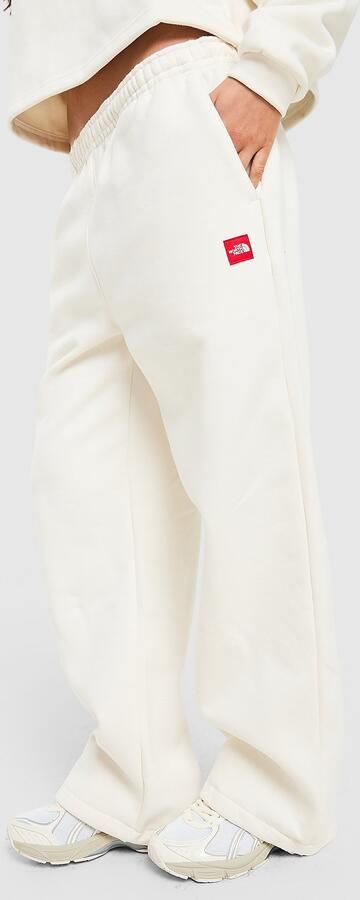 The North Face Red Box Wide Joggers Wit- Dames Wit