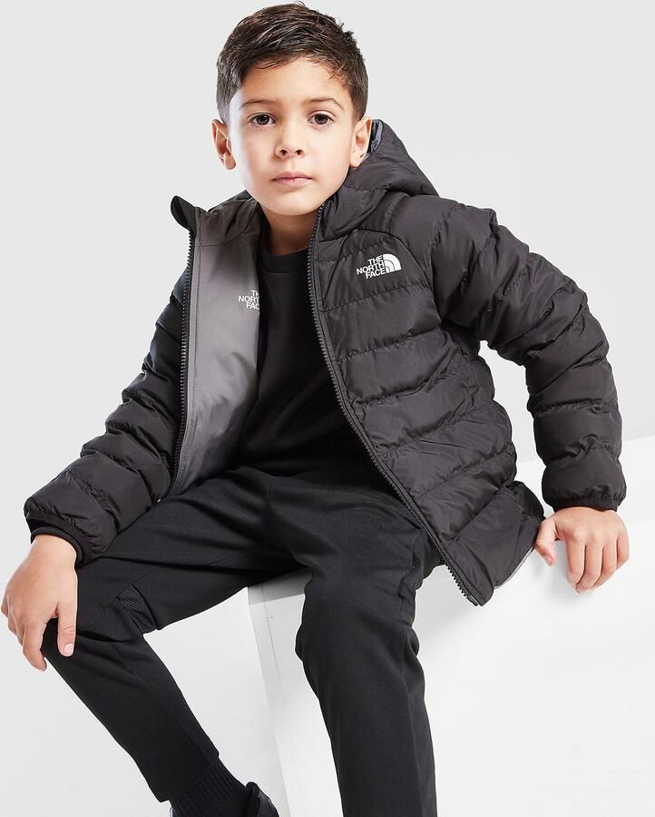 The North Face Reversible Perrito Hooded Jacket Children Zwart
