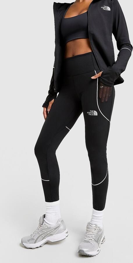 The North Face Run High Waist Leggings Zwart- Dames Zwart