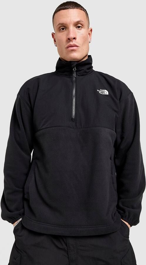 The North Face Samari 1 4 Zip Fleece Zwart- Heren Zwart