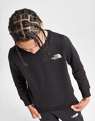 The North Face Simple Dome Crew Sweatshirt Junior Black Kind Black