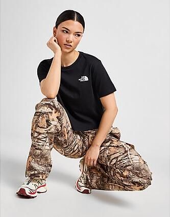 The North Face Simple Dome Crop T-Shirt Dames Black- Dames Black