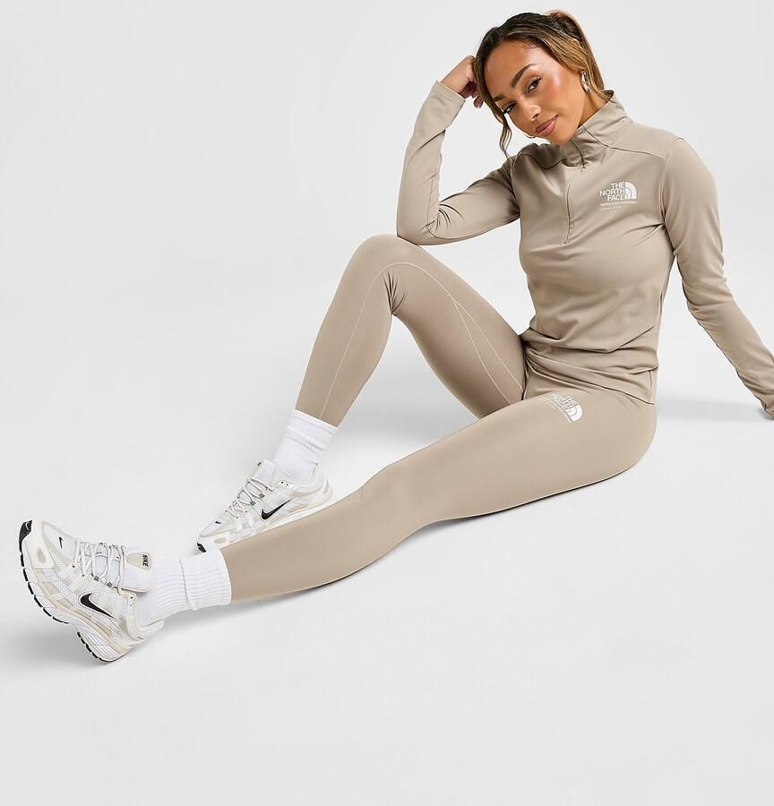 The North Face Tech Graphic Leggings Beige- Dames Beige