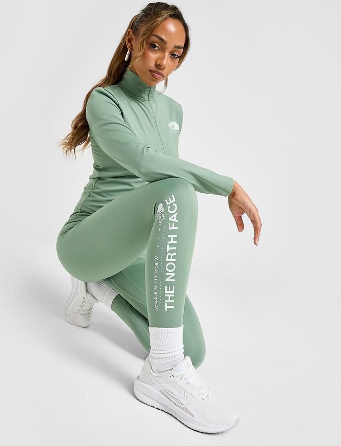 The North Face Tech Graphic Leggings Groen- Dames Groen