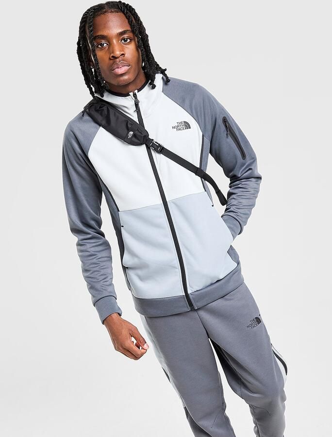 The North Face Tek Full Zip Hoodie Grijs- Heren Grijs