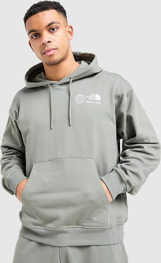 The North Face Tour Graphic Oversized Hoodie Groen- Heren Groen