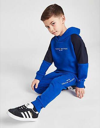 Tommy Hilfiger Colour Block Overhead Tracksuit Children Blue