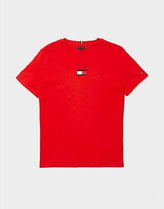 Tommy Hilfiger Small Flag T-Shirt Junior Red Kind