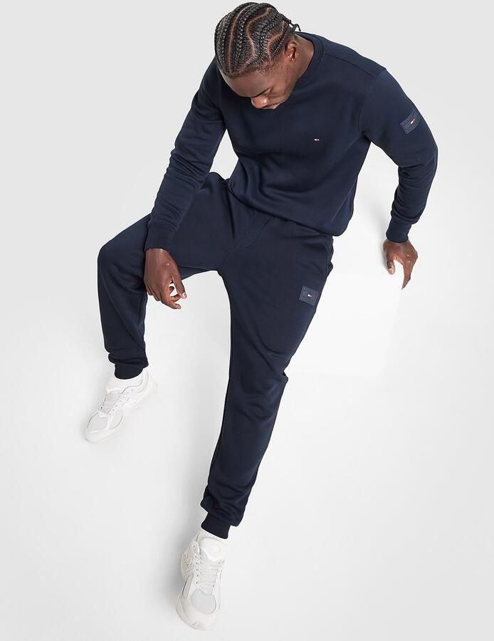 Tommy Hilfiger Fleece Joggers Blauw- Heren Blauw
