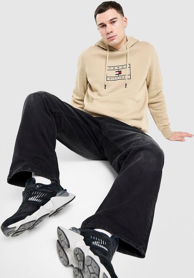 Tommy Hilfiger Overhead Hoodie Groen- Heren Groen