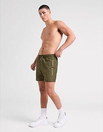 Tommy Hilfiger Swimwear Zwemshort MEDIUM DRAWSTRING met logoborduring op de heup - Foto 8