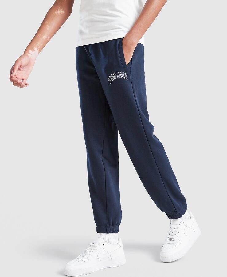 Tommy Hilfiger Varsity Print Joggers Junior Blauw Kind Blauw