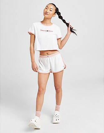 Tommy Jeans Towelling Shorts White- Dames