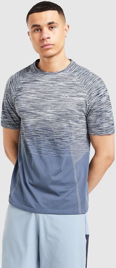 Trailberg Arc Seamless T-Shirt Blauw- Heren Blauw