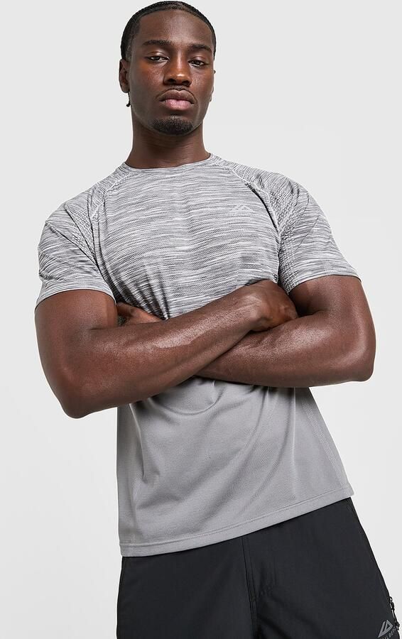 Trailberg Arc Seamless T-Shirt Grijs- Heren Grijs